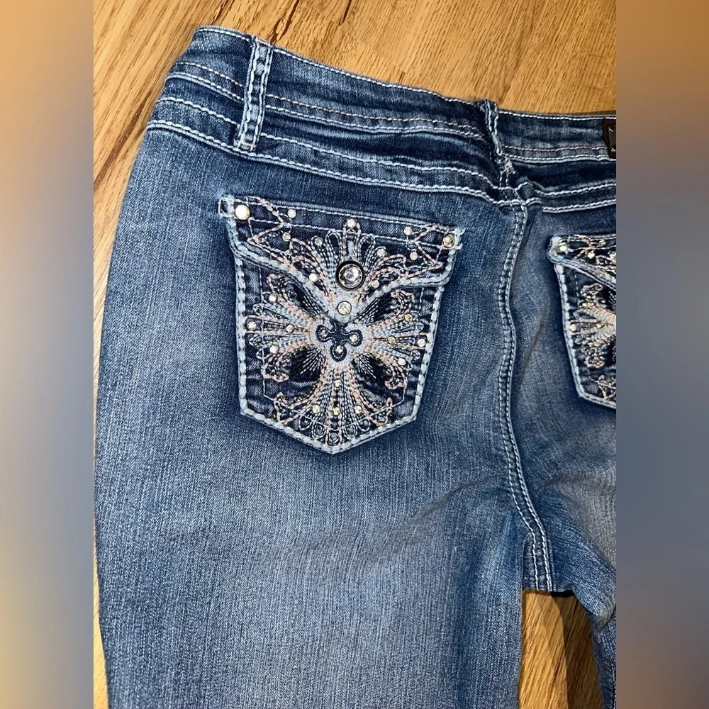 Earl Jean Classic Blue Denim Bootcut Jeans